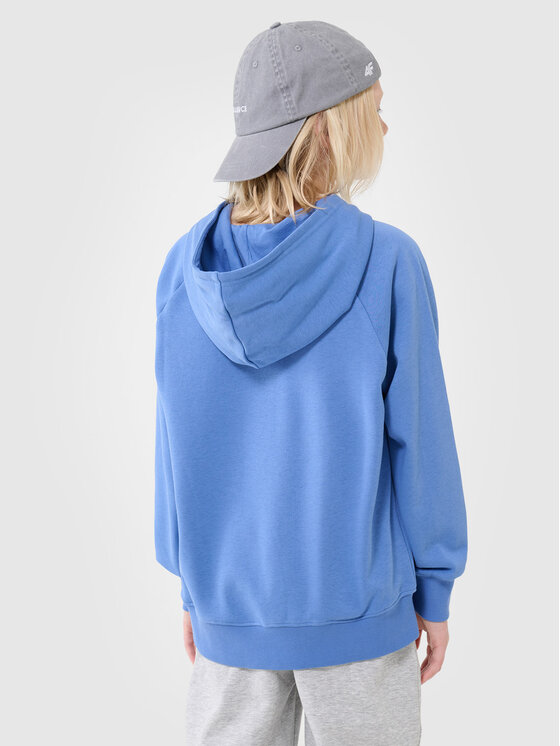 4F 4F Bluza BASIC+ Niebieski jasny Oversize