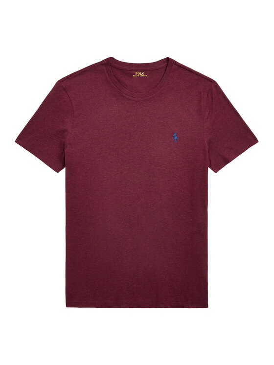 Polo Ralph Lauren Polo Ralph Lauren Tričko 710671438283 Bordová Custom Slim Fit