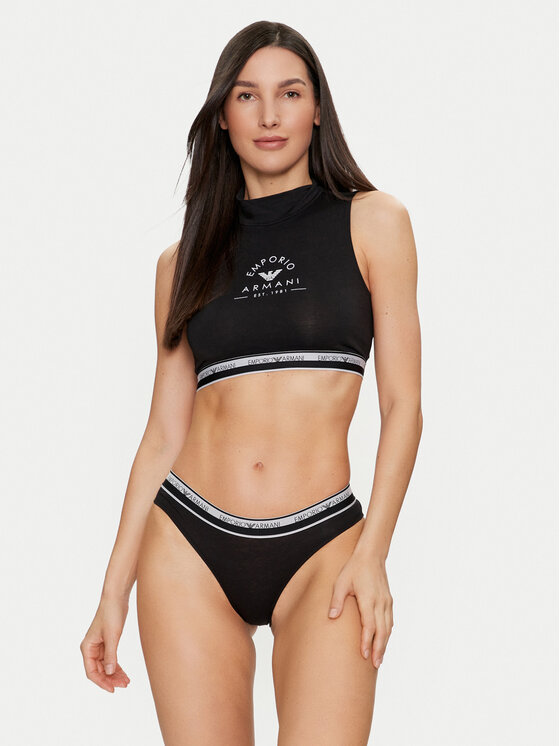 Emporio Armani Underwear Emporio Armani Underwear Sutien top 164430 4R227 00020 Negru Slim Fit