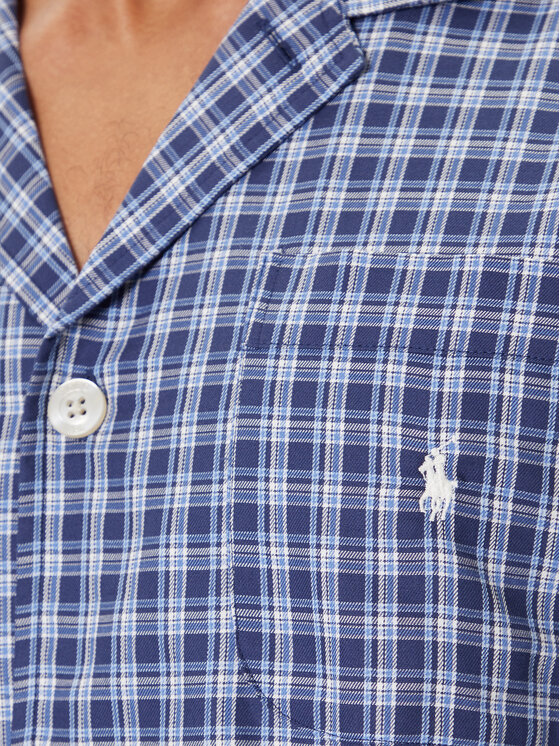 Polo Ralph Lauren Polo Ralph Lauren Pyžamo 714899627012 Modrá Regular Fit