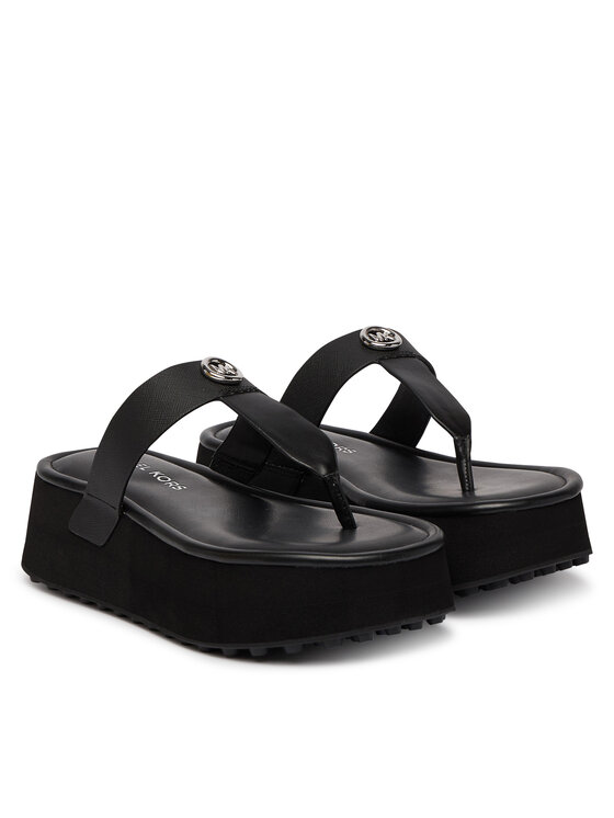 MICHAEL Michael Kors MICHAEL Michael Kors Flip-flops Koya Flip Flap 40S6KOFA1L Fekete