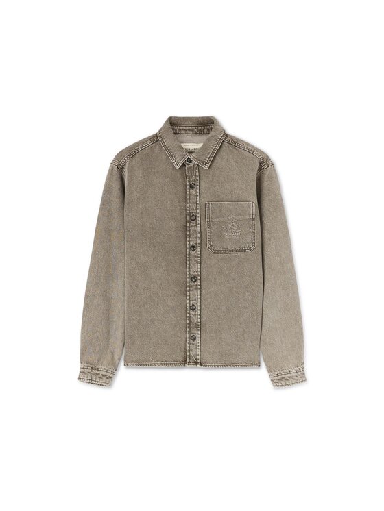 Trussardi Trussardi Koszula 54038200031N0SS Szary Regular Fit