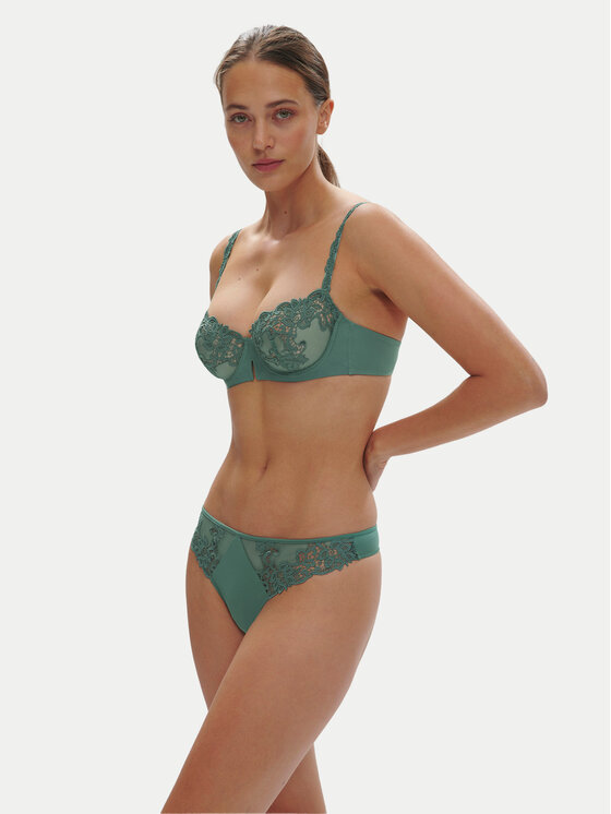 Simone Pérèle Simone Pérèle Pusiau dengta (balcony bra) liemenėlė Saga 15C330 Žalia