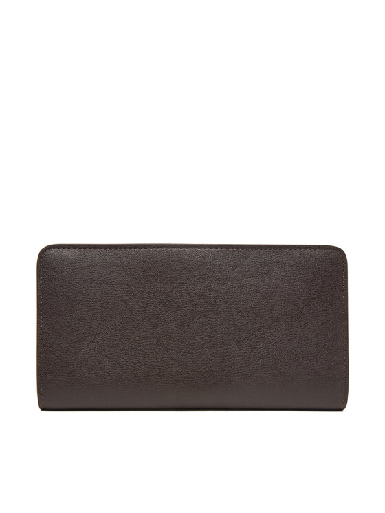Calvin Klein Calvin Klein Портфейл Foil Logo Passport Longfold LV04F1205G Кафяв