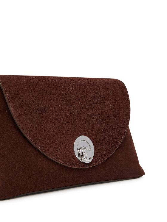 Coccinelle Coccinelle Ročna torba Toc Coccinellenikla Suede Bim E1 TOC 12 01 01 Rjava