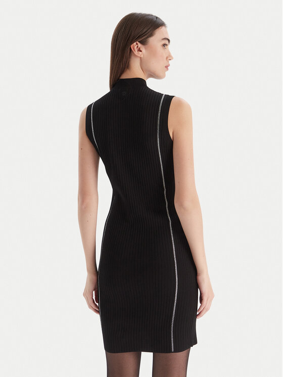 HUGO HUGO Trikotažinė suknelė Sbonny 50548258 Juoda Slim Fit