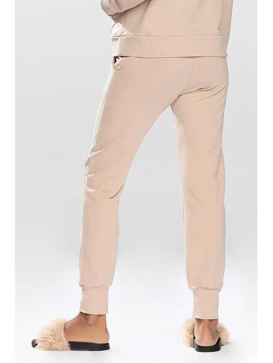 DKaren Sport DKaren Sport Spodnie dresowe Seattle Beżowy Classic Fit