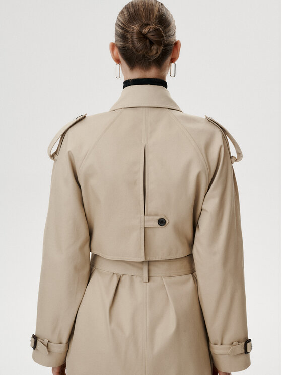 MARI PRETI MARI PRETI Trench Chiara Beige Regular Fit