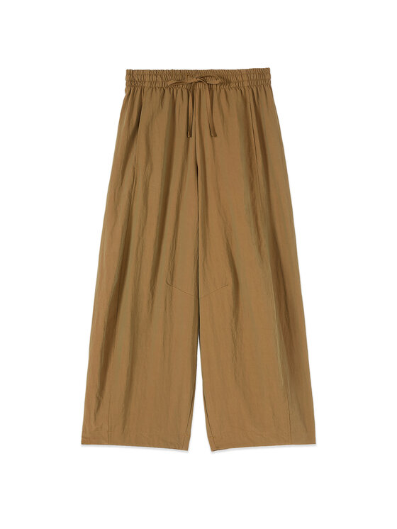 Oltre Oltre Spodnie materiałowe P029J002690N025 Brązowy Regular Fit