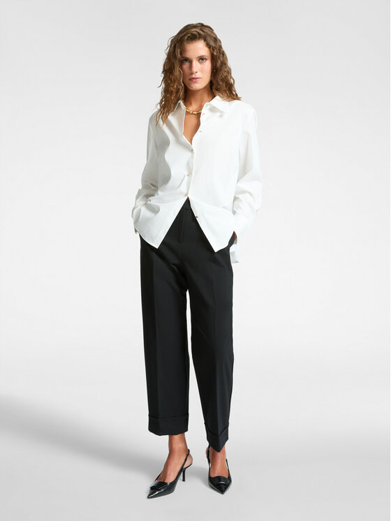 Elena Mirò Elena Mirò Pantaloni di tessuto P801P000340N033 Nero Regular Fit