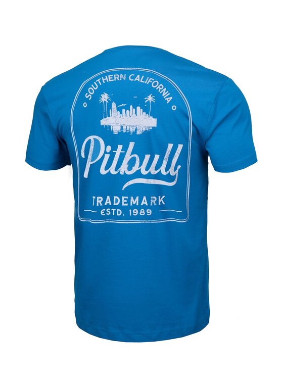 PITBULL PITBULL T-Shirt Koszulka Niebieski Regular Fit