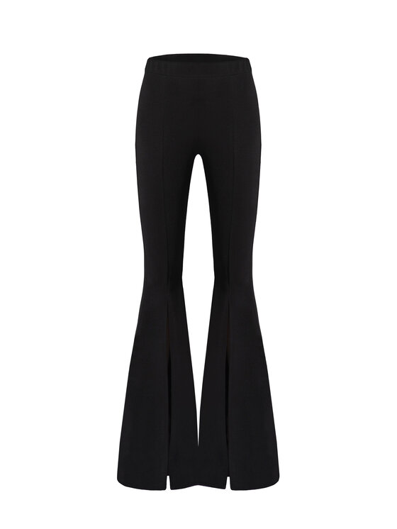 sax35th sax35th Legginsy WIDE Czarny Slim Fit