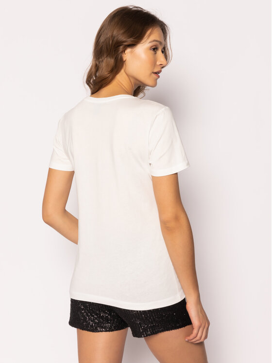 DKNY DKNY Tričko W3276CNA Biela Regular Fit