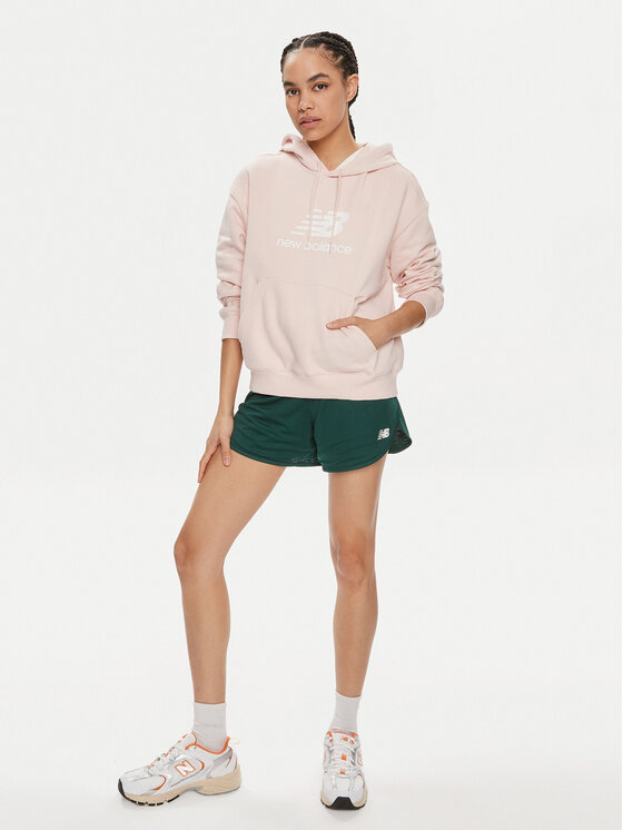 New Balance New Balance Суитшърт WT41504 Розов Oversize