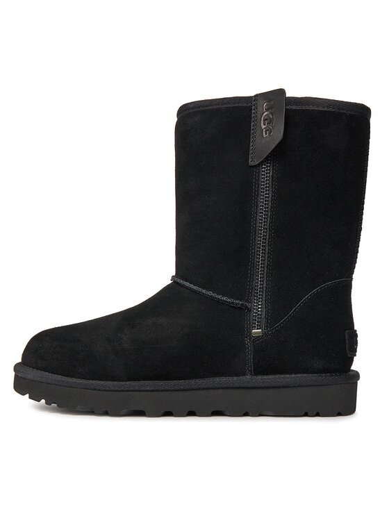 Ugg Ugg Μπότες Χιονιού W Classic Short Bailey Zip 1144043 Μαύρο