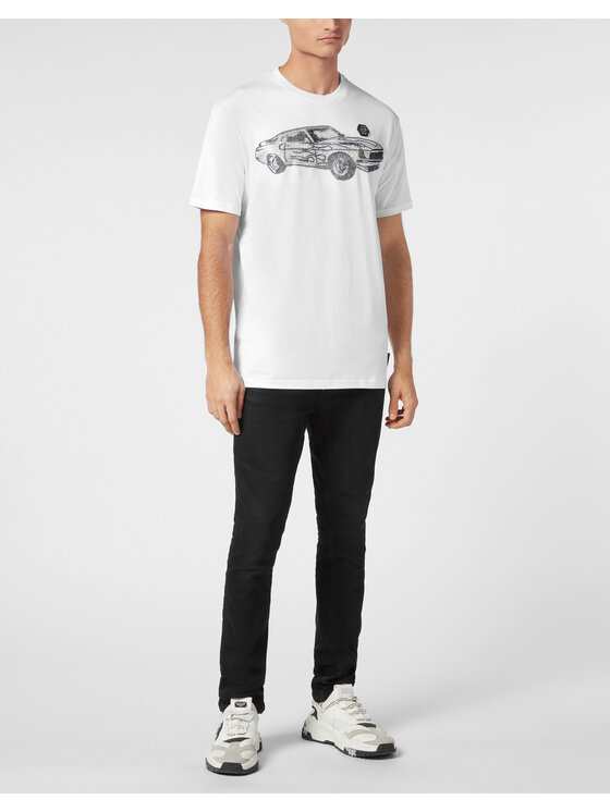 PHILIPP PLEIN PHILIPP PLEIN Tričko 22143 Biela Regular Fit