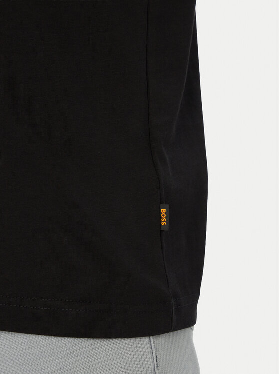 BOSS BOSS T-Shirt Te Motors 50566627 Schwarz Regular Fit