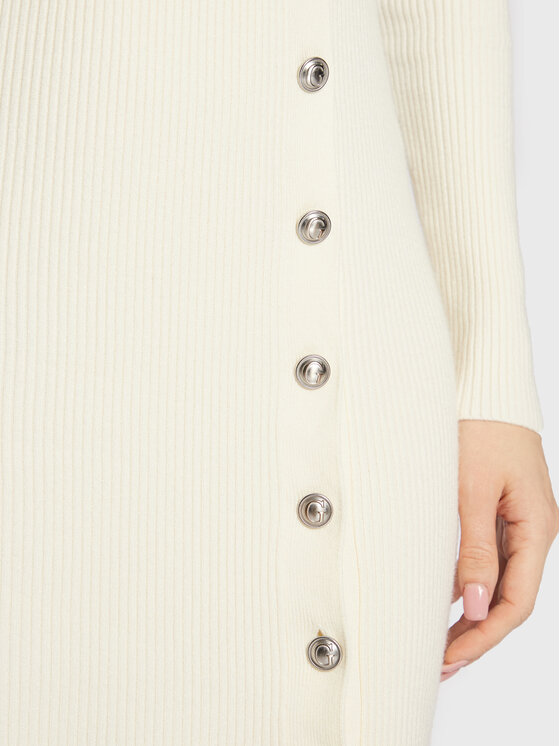 Guess Guess Трикотажна сукня W2BK39 Z2V42 Бежевий Slim Fit