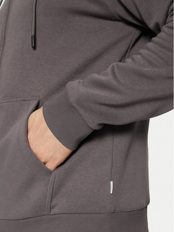 Jack & Jones Jack & Jones Mikina Bradley 12249342 Šedá Relaxed Fit