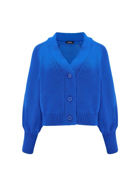 La Mania La Mania Maglione HOMIE Blu Classic Fit