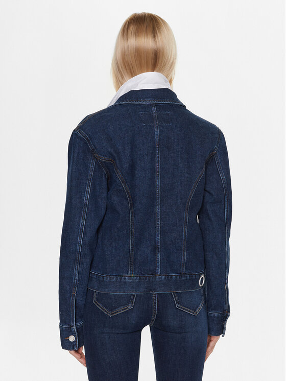 Trussardi Trussardi Jeansjacke 56S00882 Dunkelblau Slim Fit