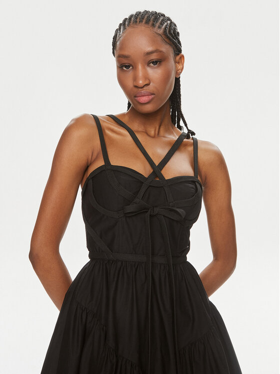 PINKO Pinko Koktel haljina Flash Dance Abito . 103753 A1XV Crna Regular Fit