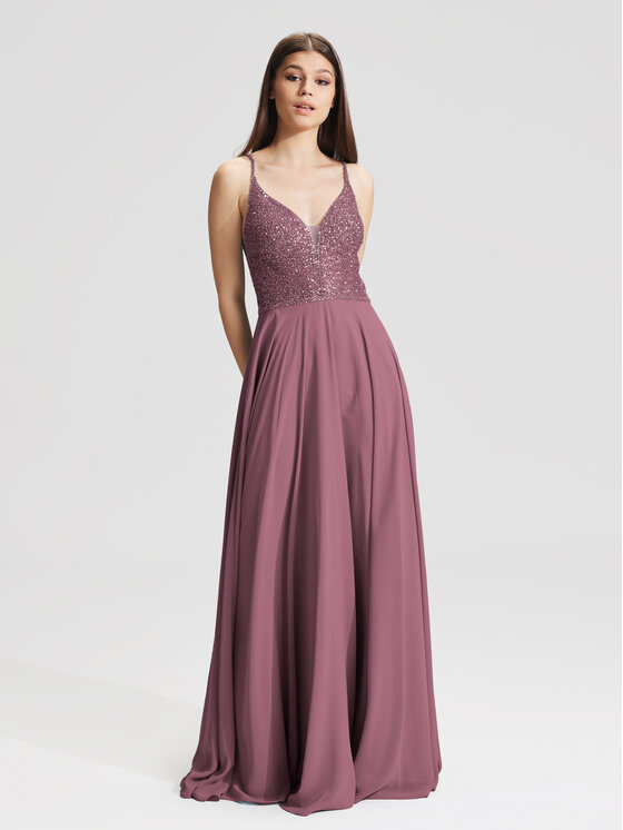 Hey Kyla Hey Kyla Rochie de seară 5AC105HK Violet Regular Fit