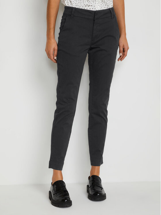 Kaffe Kaffe Stoffhose Mette 10506121 Schwarz Regular Fit