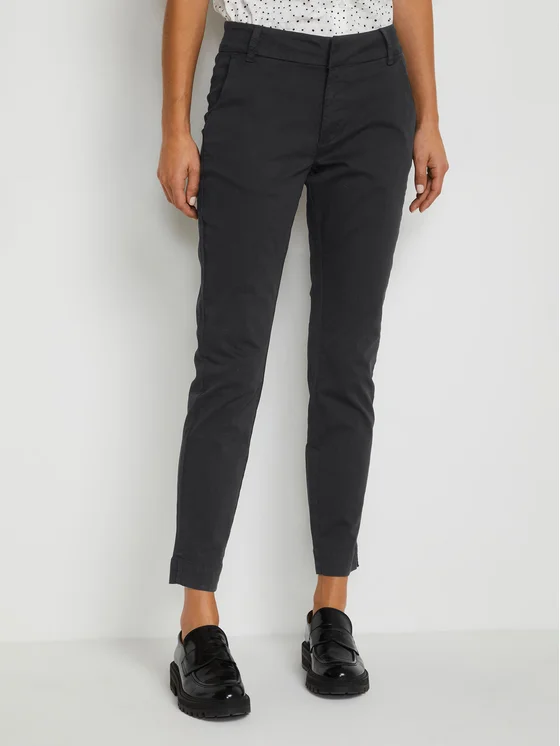 Kaffe Stoffhose Amette 10506121 Schwarz Slim Fit