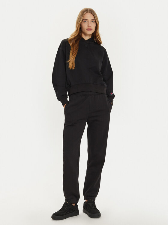 Champion Champion Μπλούζα 117539 Μαύρο Loose Fit