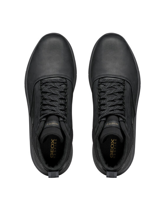 Geox Geox Schnürschuhe U Spherica 4X4 B Abx U26FDA 0FF6K C9997 Schwarz