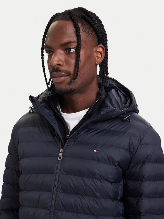 Tommy Hilfiger Tommy Hilfiger Kevad-sügis jope MW0MW43464 Tumesinine Regular Fit