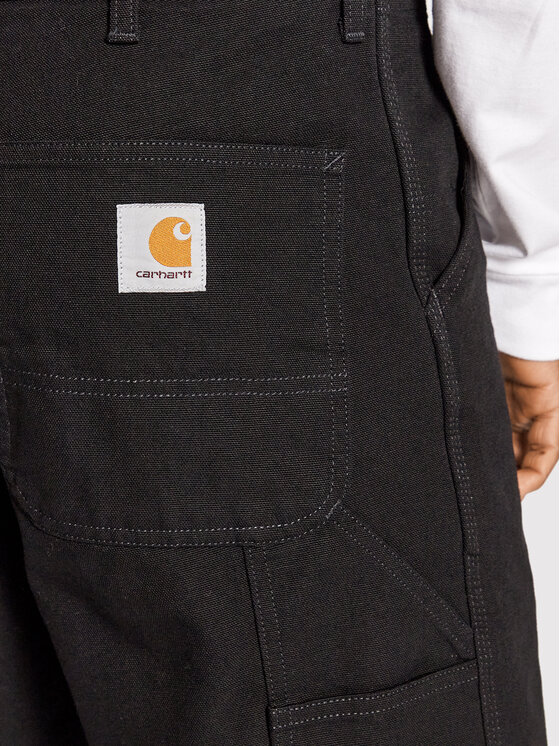Carhartt WIP Carhartt WIP Kratke hlače iz tkanine Single I027942 Črna Relaxed Fit