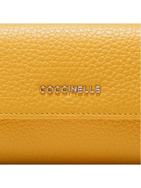 Coccinelle Coccinelle Portafoglio METALLIC S24 Giallo