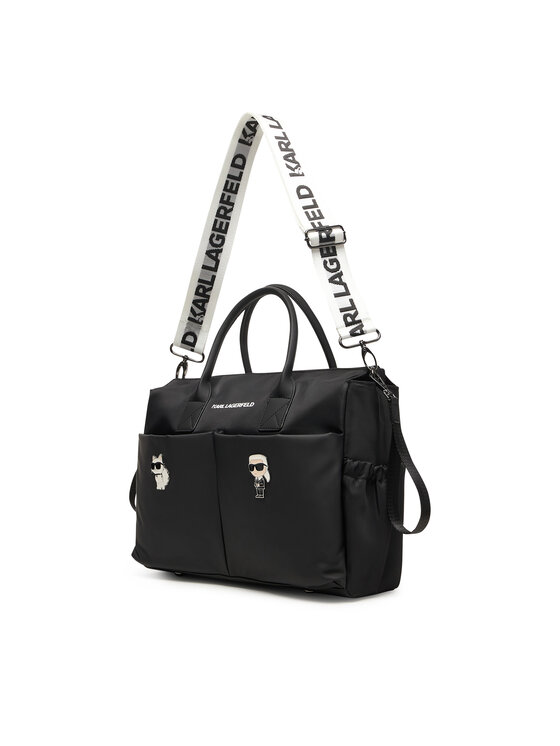 Karl Lagerfeld Kids Karl Lagerfeld Kids Geantă pentru cărucior Newborn D2 Z31194 Negru