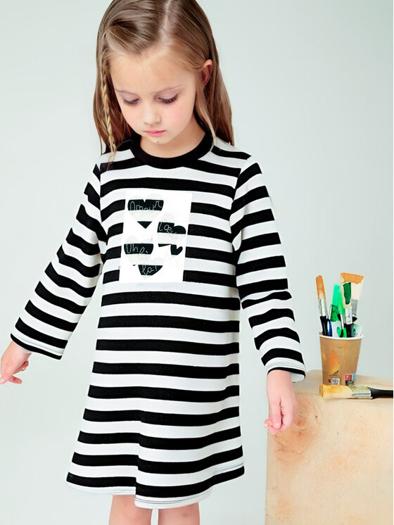 Mayoral Mayoral Rochie de zi 4929 Bej Relaxed Fit
