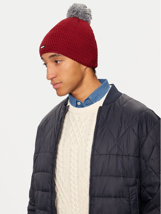 Eisbär Eisbär Шапкa Jamie Pompon 30190 043 Бордовий