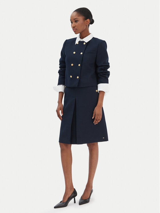 Tommy Hilfiger Tommy Hilfiger Prijelazna jakna WW0WW47792 Tamnoplava Regular Fit