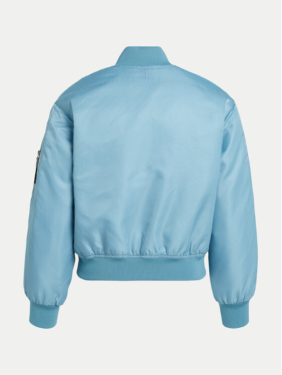 Calvin Klein Jeans Calvin Klein Jeans Kurtka bomber IB0IB02254 Niebieski Regular Fit