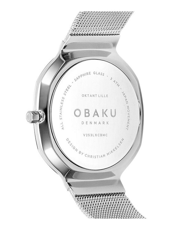 Obaku Obaku Zegarek V253LXCBMC Srebrny
