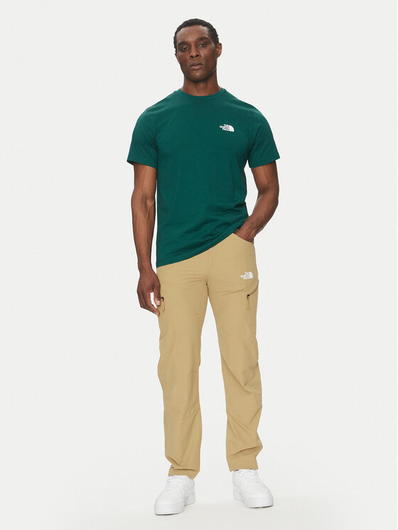 The North Face The North Face Póló NF0A87NG6GI1 Zöld Regular Fit