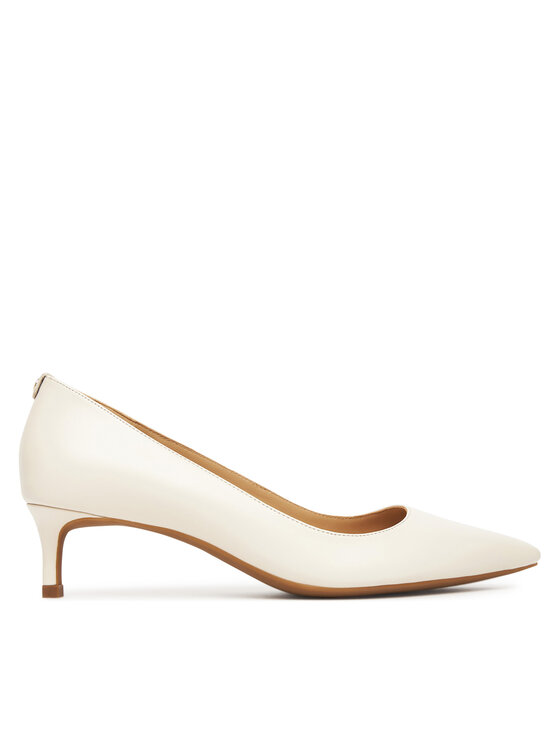 Pantofi cu toc subțire MICHAEL Michael Kors Alina Flex Kitten Pump 40R3ALMP1L Écru
