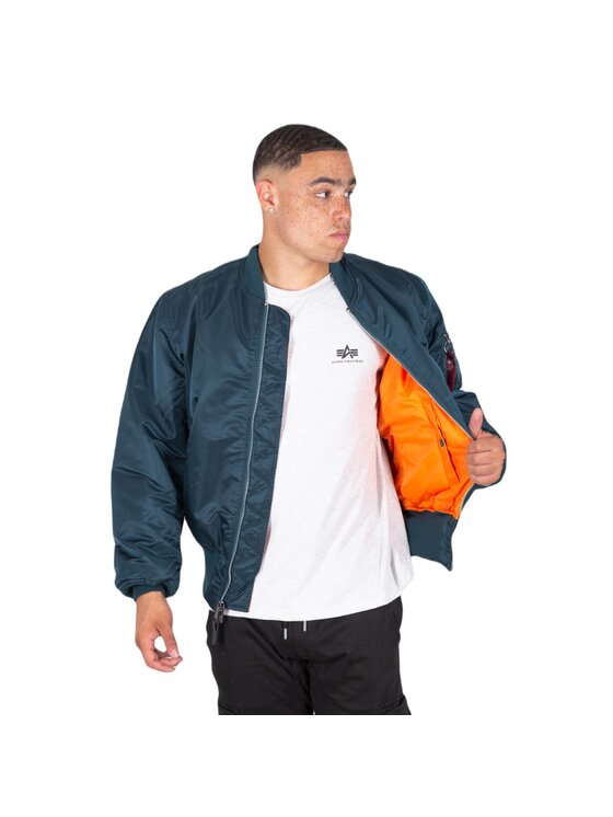 Alpha Industries Alpha Industries Kurtka bomber AI.100101-02-4XL Granatowy Regular Fit