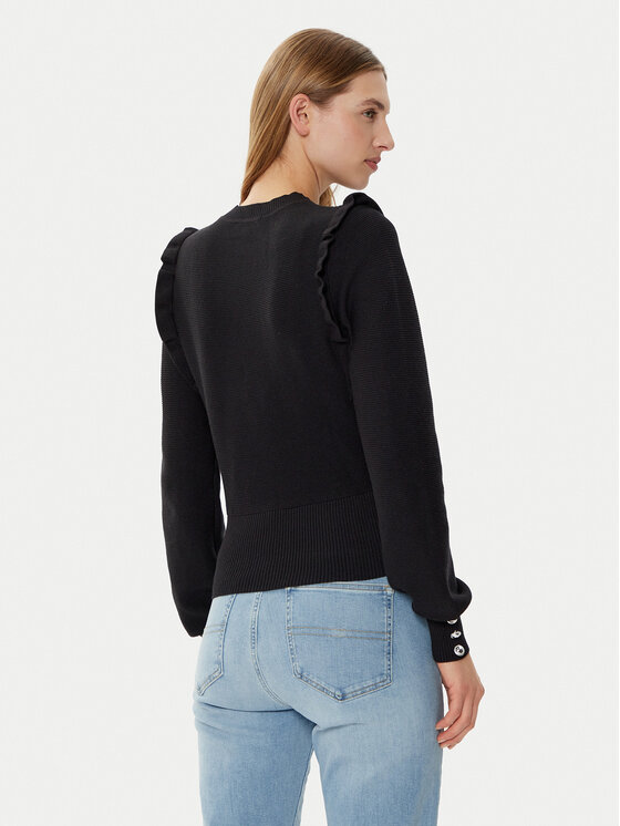 Morgan Morgan Sweater 242-MGENEVA Fekete Slim Fit