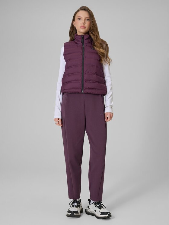4F 4F Παντελόνι φόρμας 4FRSS26TTROF1885-50S Μωβ Regular Fit
