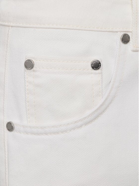 La Mania La Mania Jeansy HORIZON Bílá Basic Fit