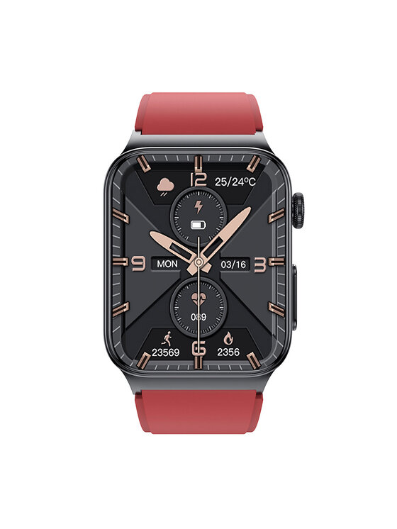 Watchmark Smart hodinky Cardio One Červená
