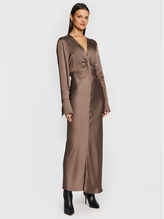 Herskind Herskind Coctailkleid Elin 4626370 Braun Regular Fit