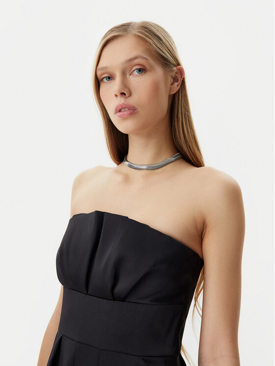 Rinascimento Rinascimento Rochie de seară CFC0019824002 Negru Regular Fit