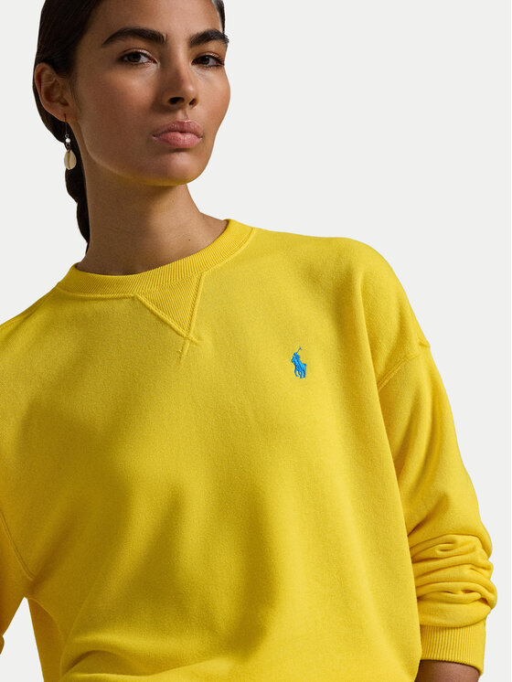 Polo Ralph Lauren Polo Ralph Lauren Суитшърт 211935582012 Жълт Regular Fit